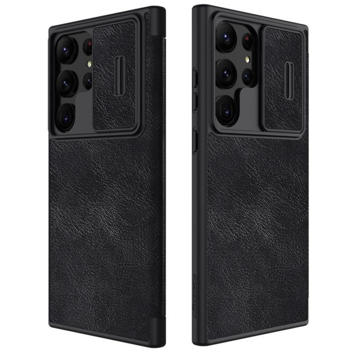 Nillkin - NILLKIN Qin Pro Series Mobilskal till Samsung Galaxy S23 Ultra Svart