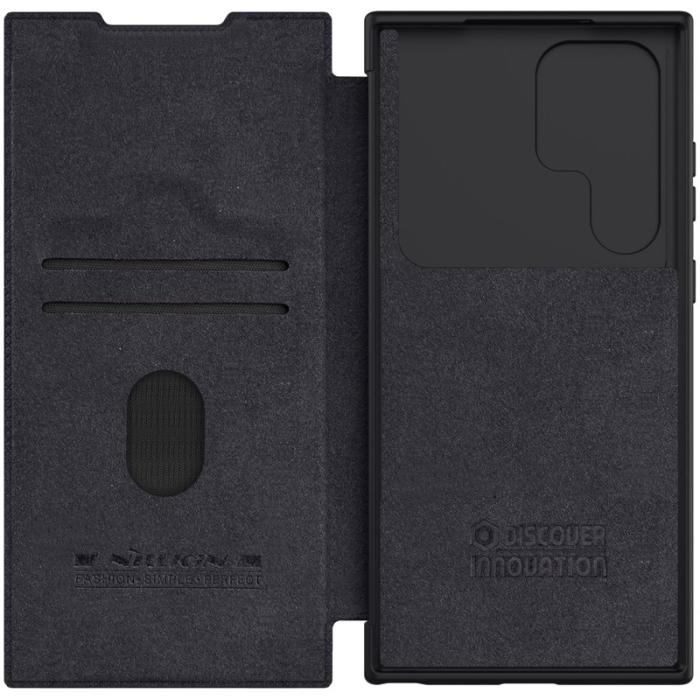 Nillkin - NILLKIN Qin Pro Series Mobilskal till Samsung Galaxy S23 Ultra Svart