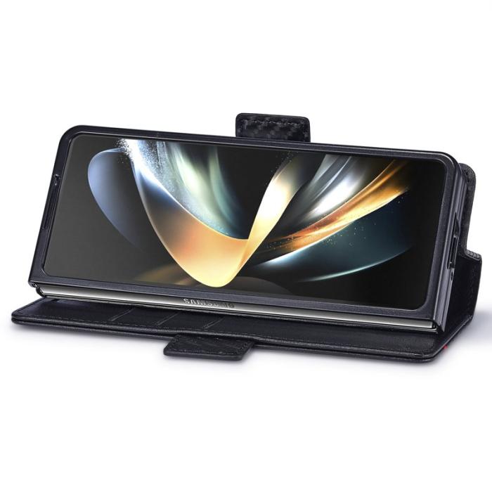 LC.imeeke - LC.IMEEKE Samsung Galaxy Z Fold5 Plånboksfodral Konstläder - Vertikal Rand
