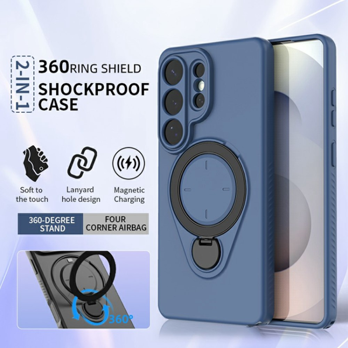 A-One Brand - Galaxy S26 Ultra Mobilskal Rotating Kickstand Drop Proof TPU