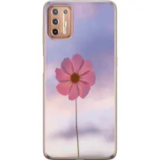 iSecrets - Mobilskal till Motorola Moto G9 Plus med Rosa blomma