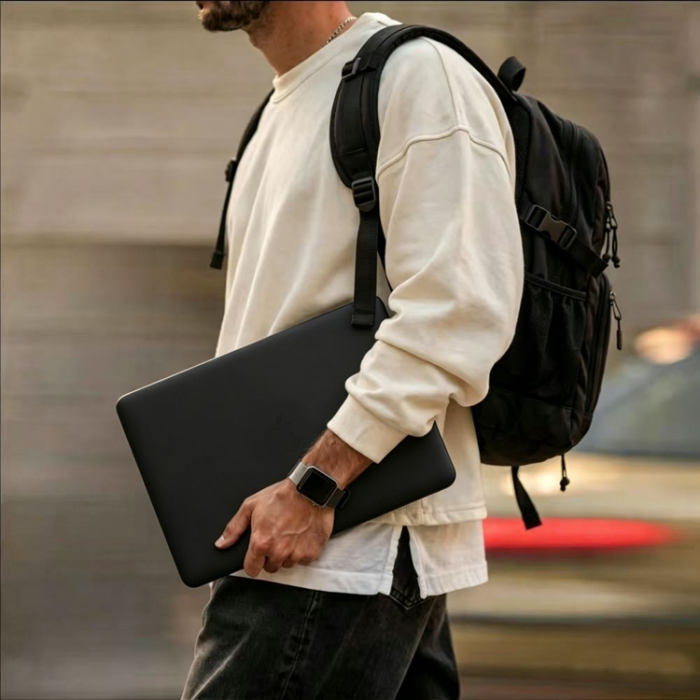 Tech-Protect - Tech-Protect Skal För Macbook Air 15 Softshell - Matte Svart