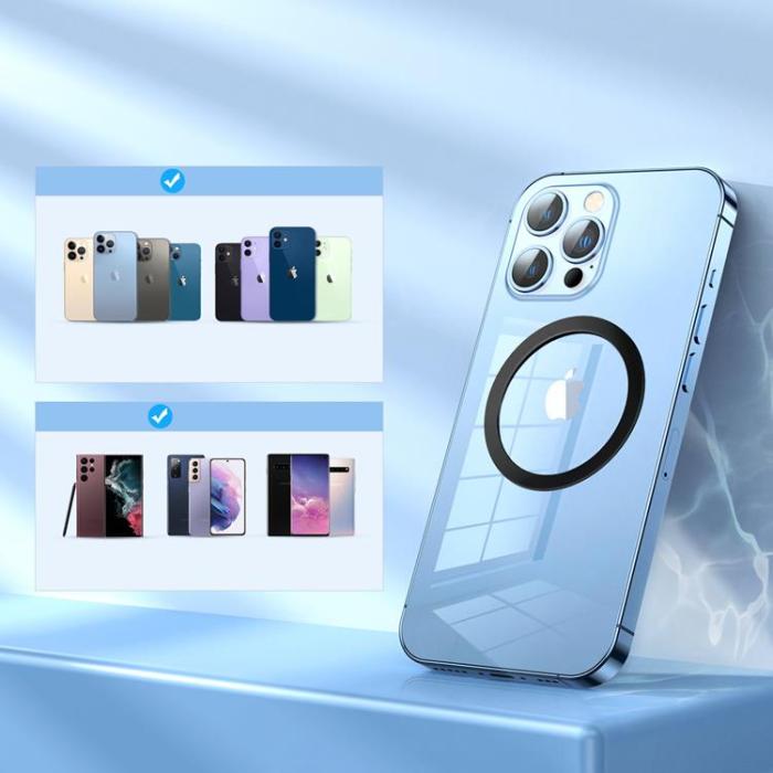 Joyroom - Joyroom Magnetisk Magsafe Metallring för Smartphone - Blå