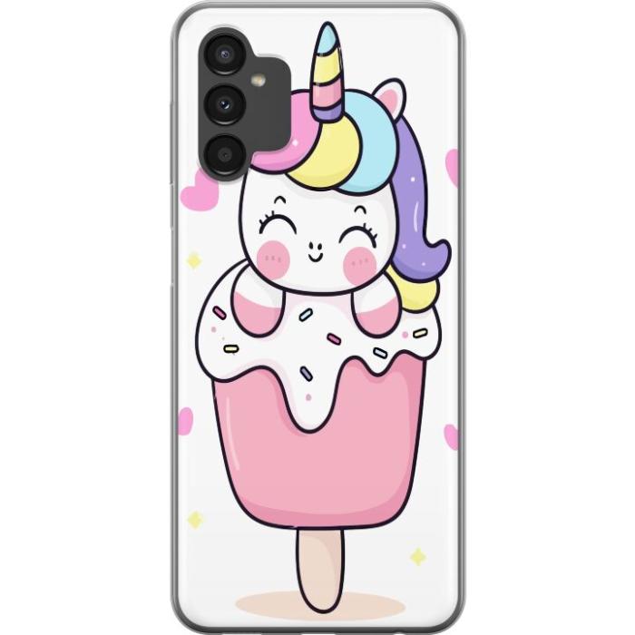 iSecrets - Mobilskal till Samsung Galaxy A04s med Glad enhörning
