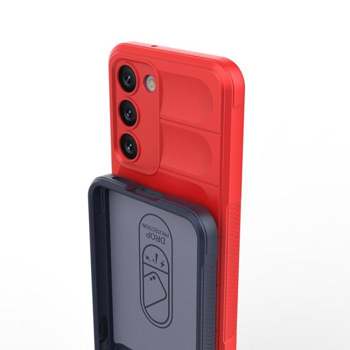 OEM - Galaxy S23 Plus Skal Magic Shield Flexible Armored - Röd