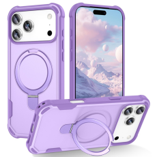 A-One Brand - iPhone 17 Pro Mobilskal MagSafe Kickstand Shockproof - Lila