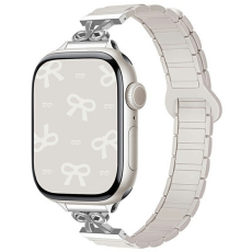 A-One Brand - Apple Watch 38/40/41/42mm Armband Magnetic Bowknot - Starlight