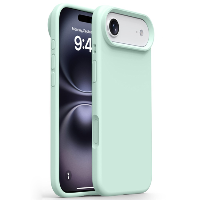 A-One Brand - iPhone Air Mobilskal Soft Microfiber Lining Silikon+PC - Ljusgrön