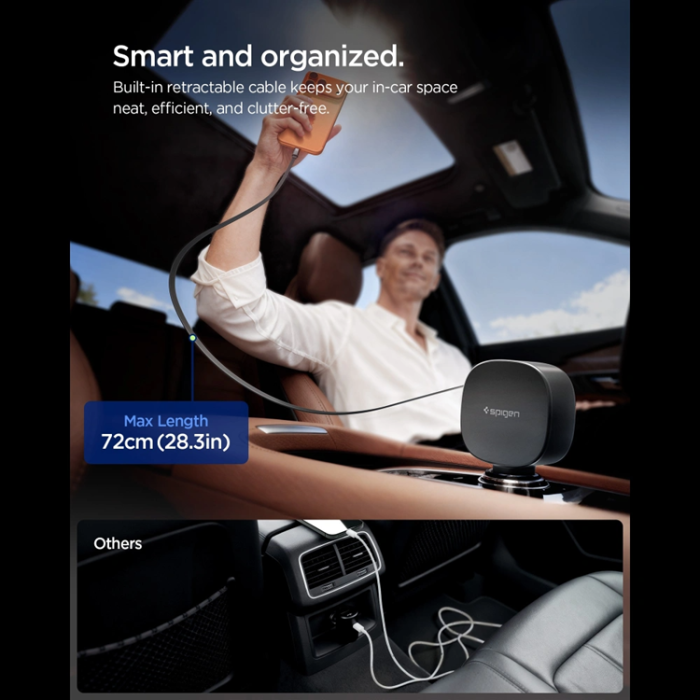 Spigen - Spigen Billaddare EV603BT Essential 60W - Svart