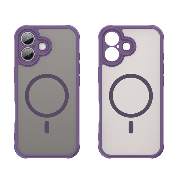 A-One Brand - iPhone 17 Mobilskal MagSafe Anti Drop - Lila