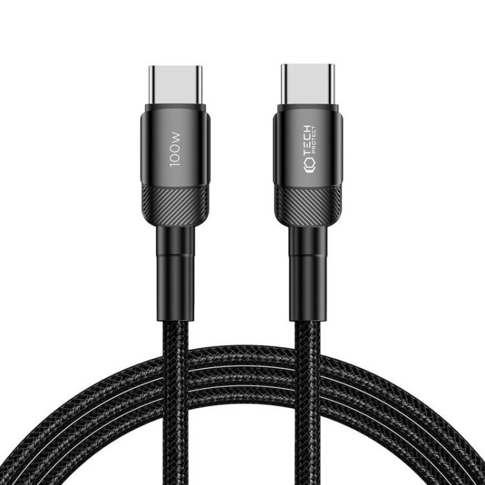 Tech-Protect - Tech-Protect USB-C till USB-C kabel Ultraboost Evo 2m - Svart