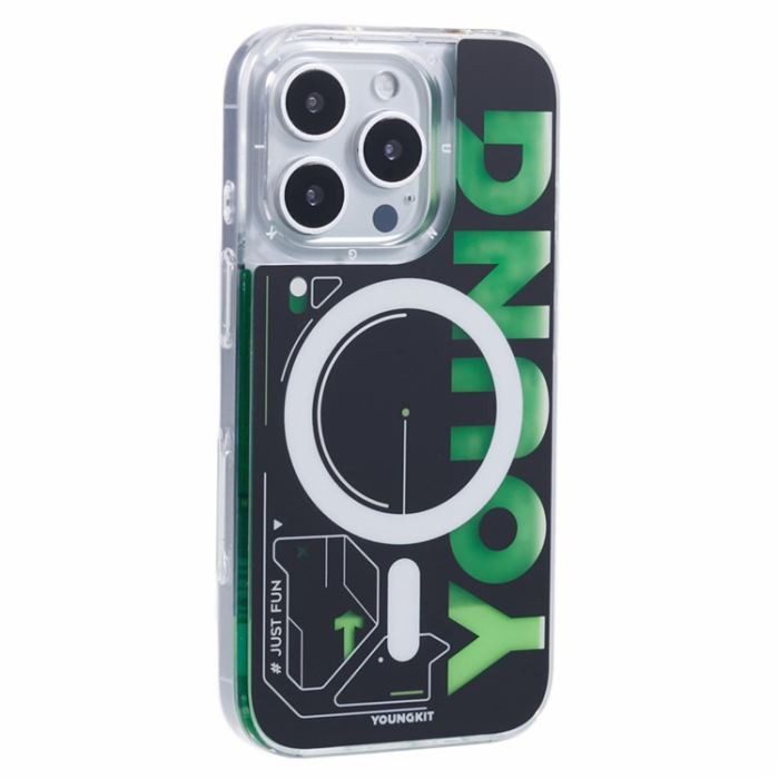 YOUNGKIT - YOUNGKIT iPhone 16 Pro Mobilskal MagSafe Kvicksand - Grön