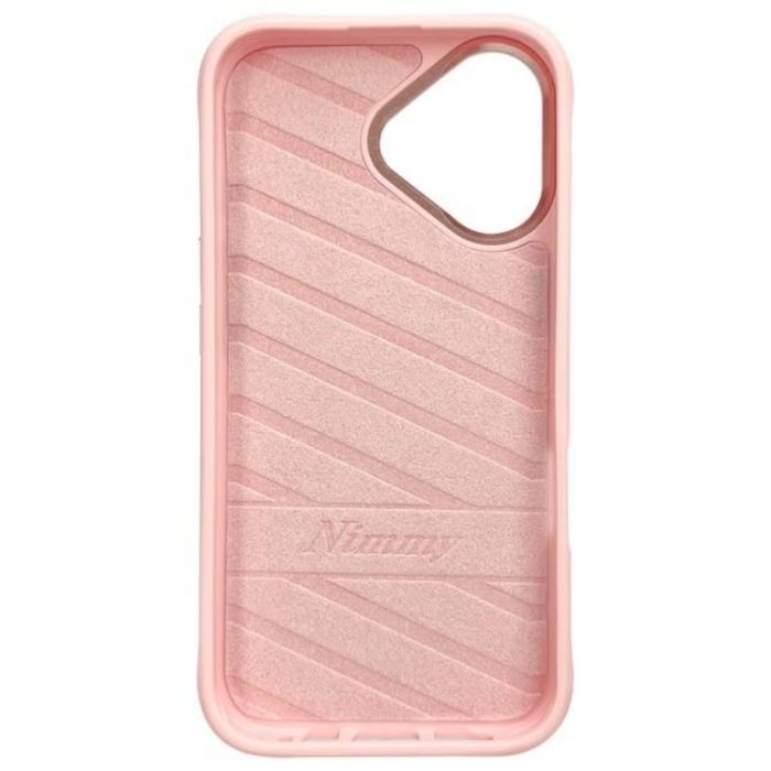 NIMMY - Nimmy iPhone 16 Mobilskal Glasses Cool Cat - Rosa