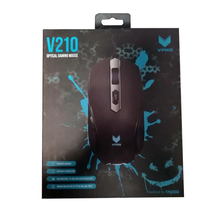 Rapoo - VPRO Mouse Gaming V210 Optisk - Svart