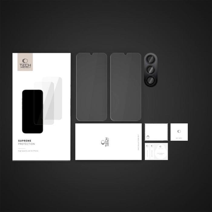 Tech-Protect - Tech-Protect Galaxy A16 4G/5G Härdat Glas Skärmskydd Supreme Set