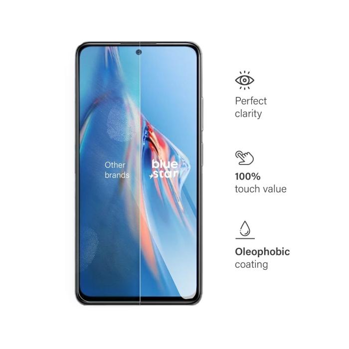 Blue Star - Blue Star Xiaomi Redmi Note 11E Pro Skärmskydd av Härdat Glas