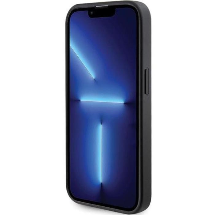 Guess - Guess iPhone 11/XR Mobilskal Magsafe Saffiano - Svart