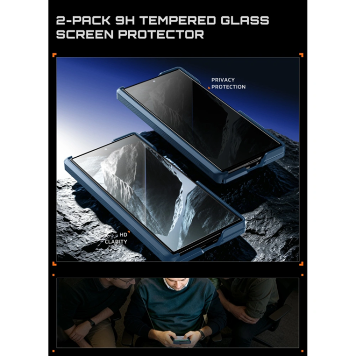 SupCase - SupCase Mobilskal För Galaxy Z Fold 8 Ultra MagSafe UB Aero 2-Set - Blå