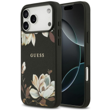 Guess - Guess iPhone 17 Pro Max Mobilskal Magsafe Classic Logo - Svart