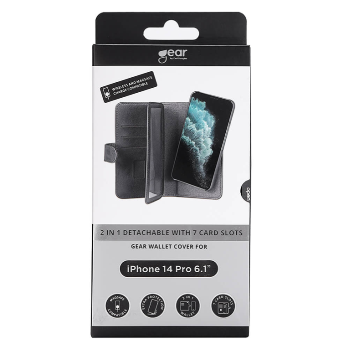 GEAR - GEAR iPhone 14 Pro mobilfodral MagSeries - Svart