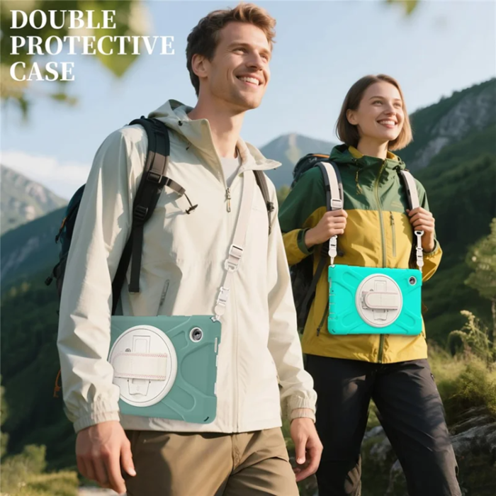 A-One Brand - Galaxy Tab A11 Skal Kickstand Silikon Axelrem