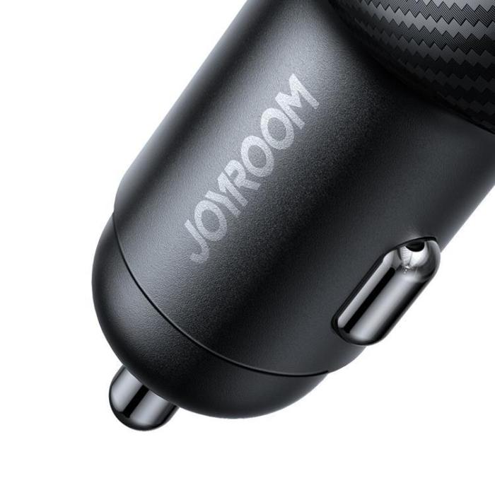 Joyroom - Joyroom Billaddare 30W 2x USB-C USB-A med Display - Svart