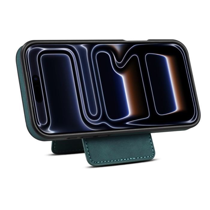 DENIOR - DENIOR D17 iPhone 17 Pro Mobilskal MagSafe Kortpåse - Grön