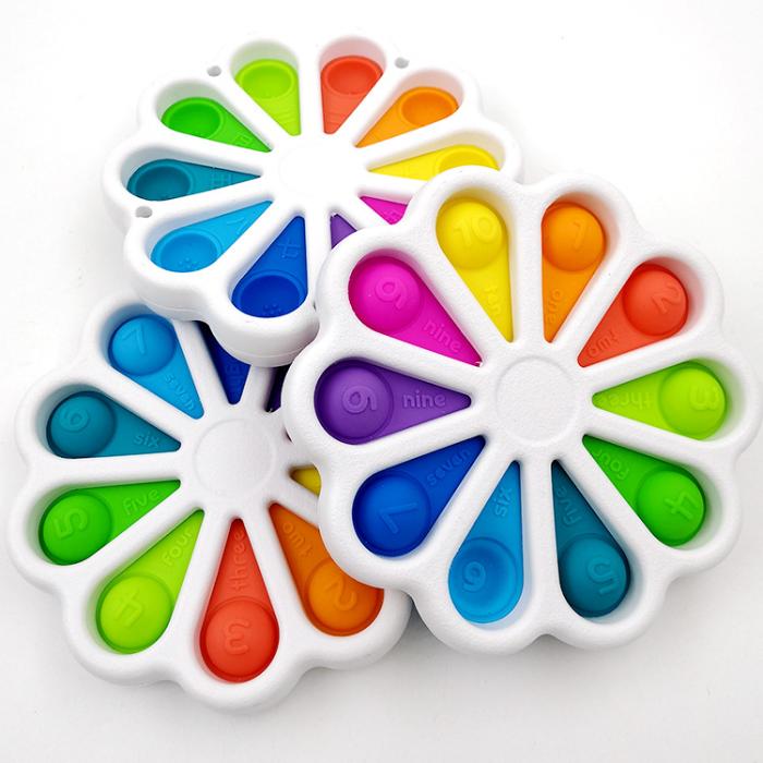 UTGATT5 - Simple Dimple Siffror Fidget Toy - Sensory - Vit