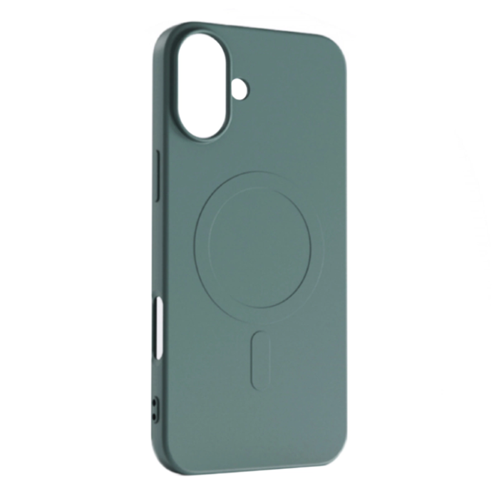 OEM - iPhone 16 Pro Max Mobilskal Magsafe Liquid Silikon - Mörkgrön
