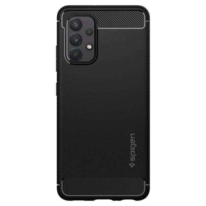 Spigen - Spigen - Rugged Armor Mobilskal Galaxy A52/A52S 5G - Matte Svart