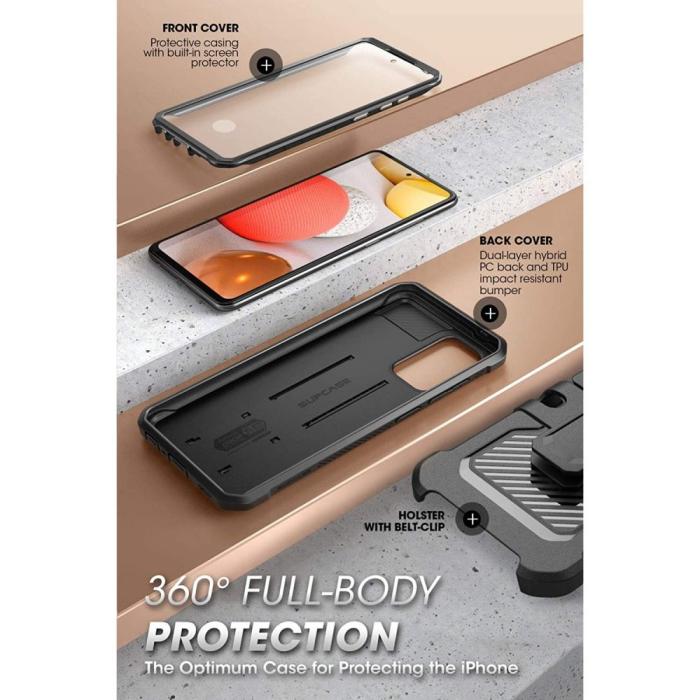 SupCase - Supcase - Unicorn Beetle Pro Mobilskal Galaxy A52/A52S 5g - Svart