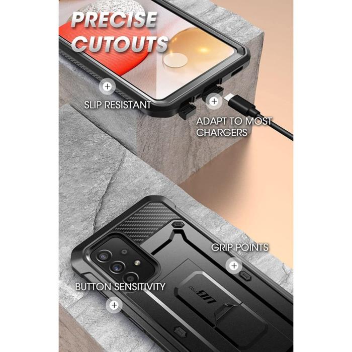 SupCase - Supcase - Unicorn Beetle Pro Mobilskal Galaxy A52/A52S 5g - Svart