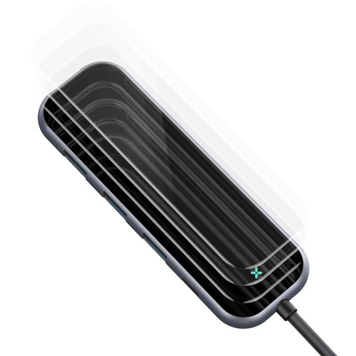 UTGATT1 - Baseus Multi-funktional HUB USB-C3xUSB 3.0 Grå