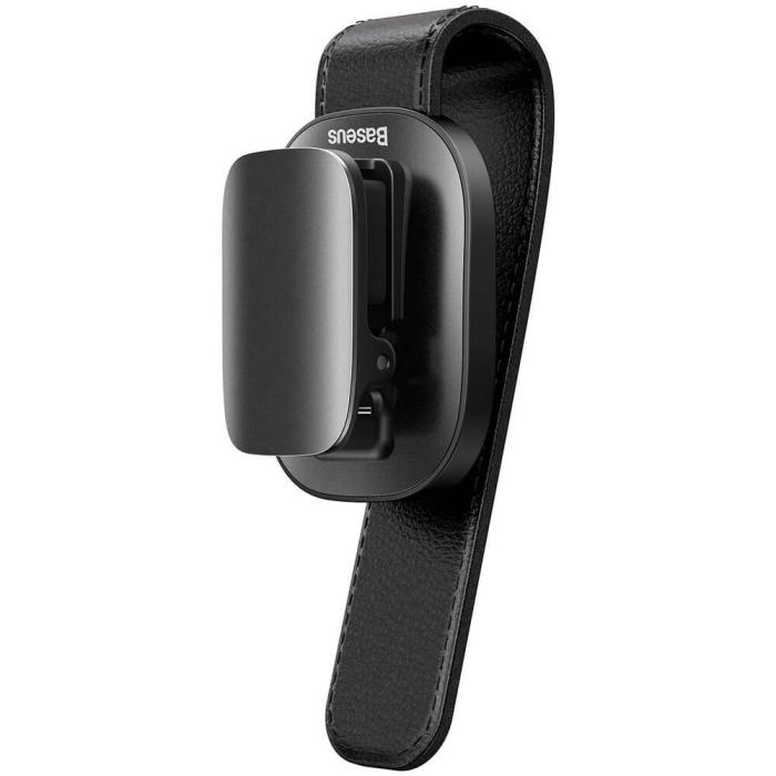 BASEUS - Baseus platinum vehicle eyewear clip clamping type Svart