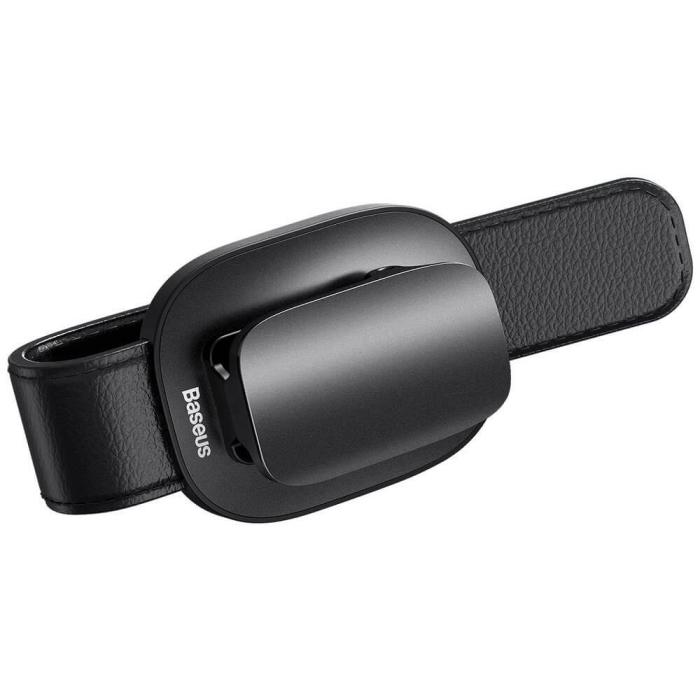 BASEUS - Baseus platinum vehicle eyewear clip clamping type Svart