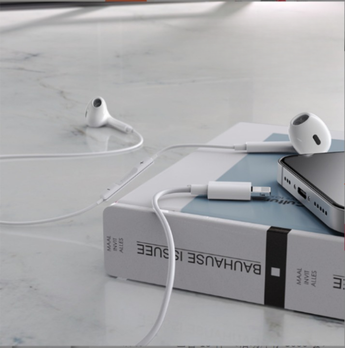 Yesido - Yesido Hörlurar YH37 In-Ear Lightning - Vit