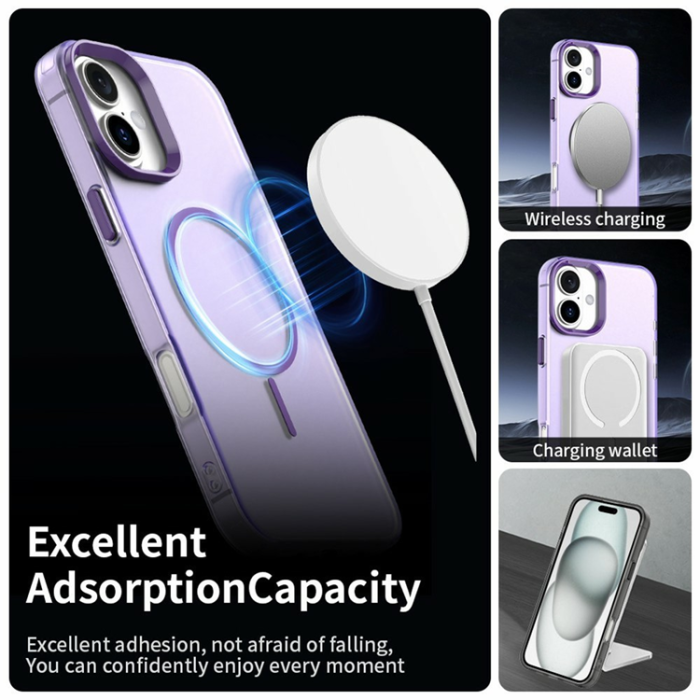 A-One Brand - iPhone 17 Mobilskal MagSafe Candy Color - Lila