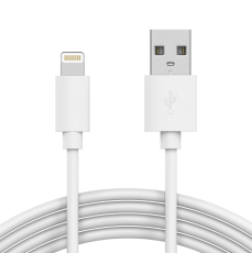 ALLRarirty - USB-A till Lightning kabel 2.4A. 1m - Vit