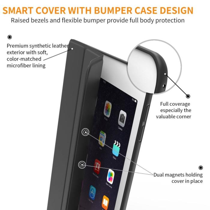 Tech-Protect - Tech-Protect Smart iPad 9,7 2017/2018 Svart