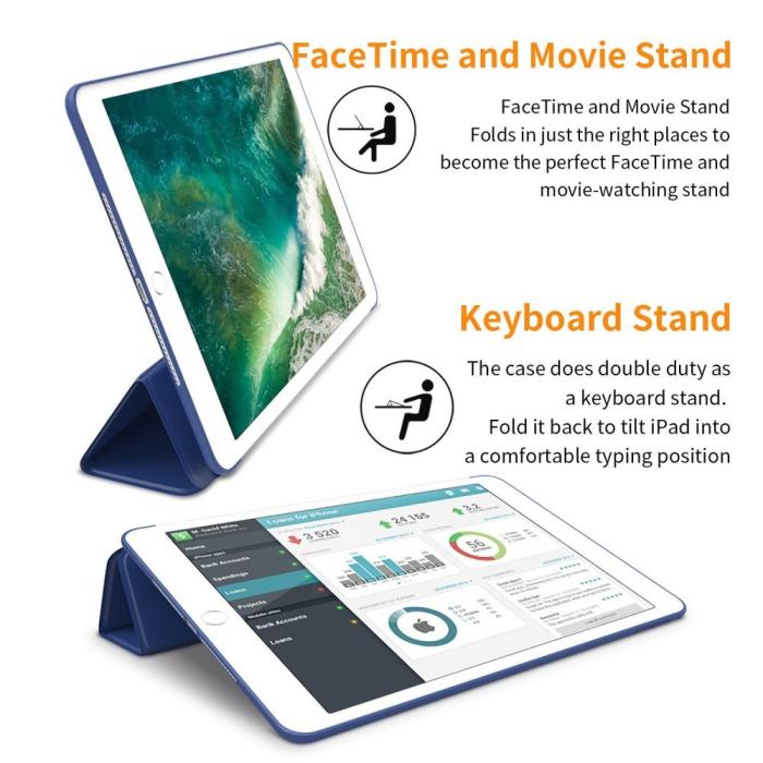 Tech-Protect - Tech-Protect Smart iPad Air 2 Navy Blue