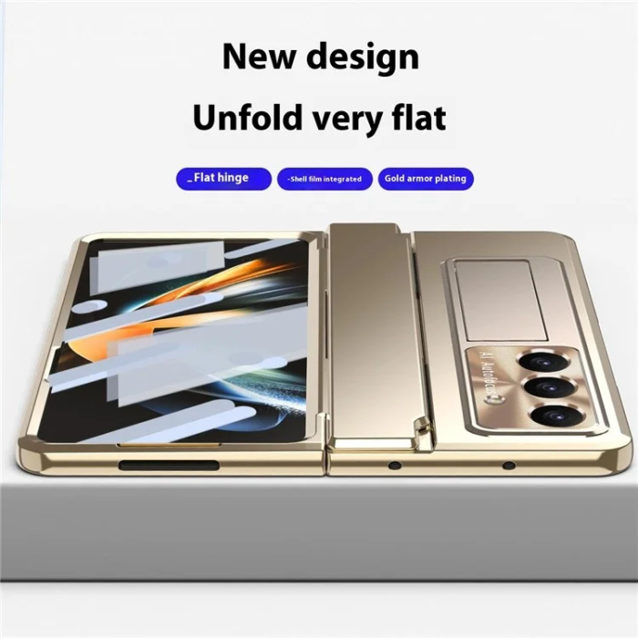 A-One Brand - Galaxy Z Fold 7 Mobilskal med Skärmskydd och Stylus Hinge