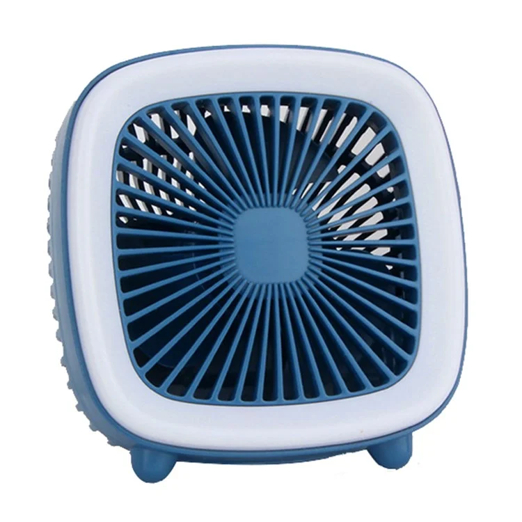 Mini Skrivbordsfläkt USB Uppladdningsbar FC-6352 - Blå | 264 | AlltMobil
