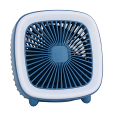 OEM - Mini Skrivbordsfläkt USB Uppladdningsbar FC-6352 - Blå