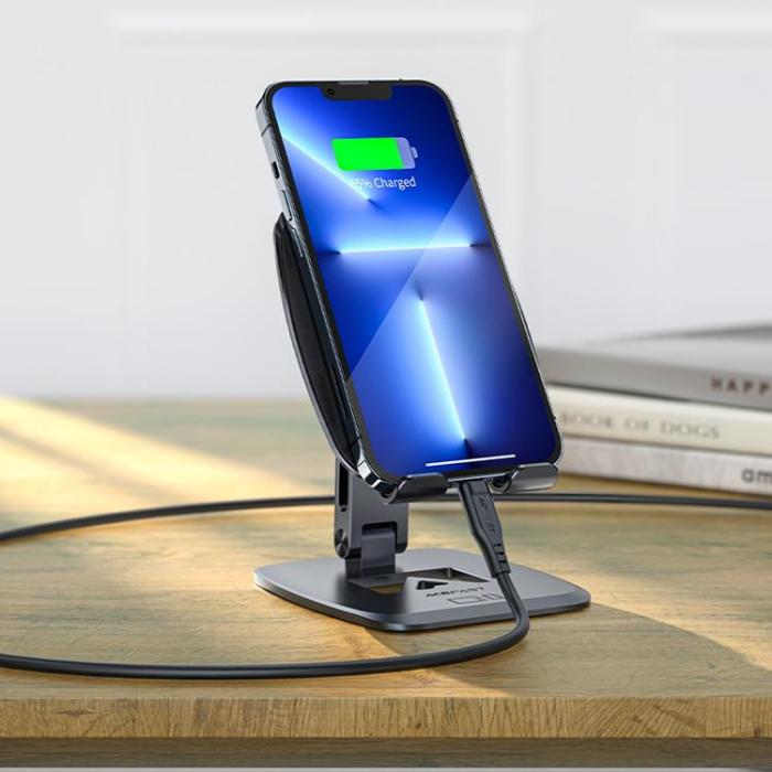 Acefast - Acefast Foldable Stand Telefonhållare - Grå