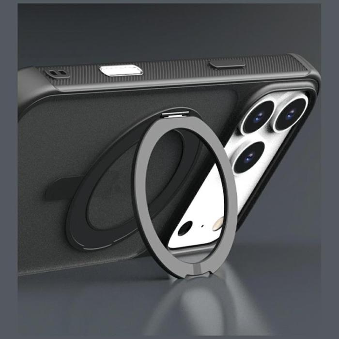 Araree - Araree iPhone 17 Pro Max Mobilskal MagSafe Duple M Stand - Svart