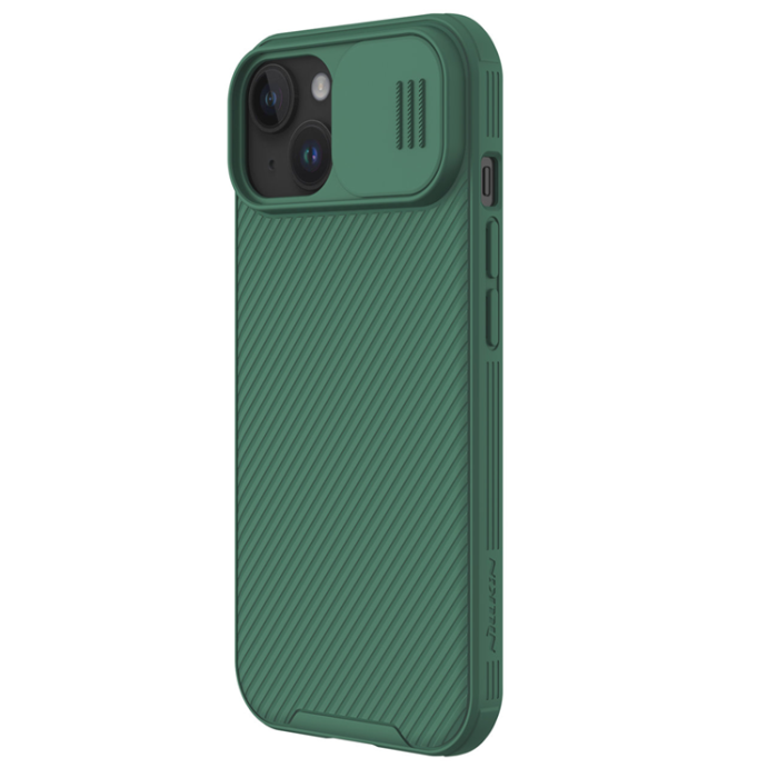 Nillkin - Nillkin iPhone 15 Plus Mobilskal CamShield Pro Magnetic - Grön