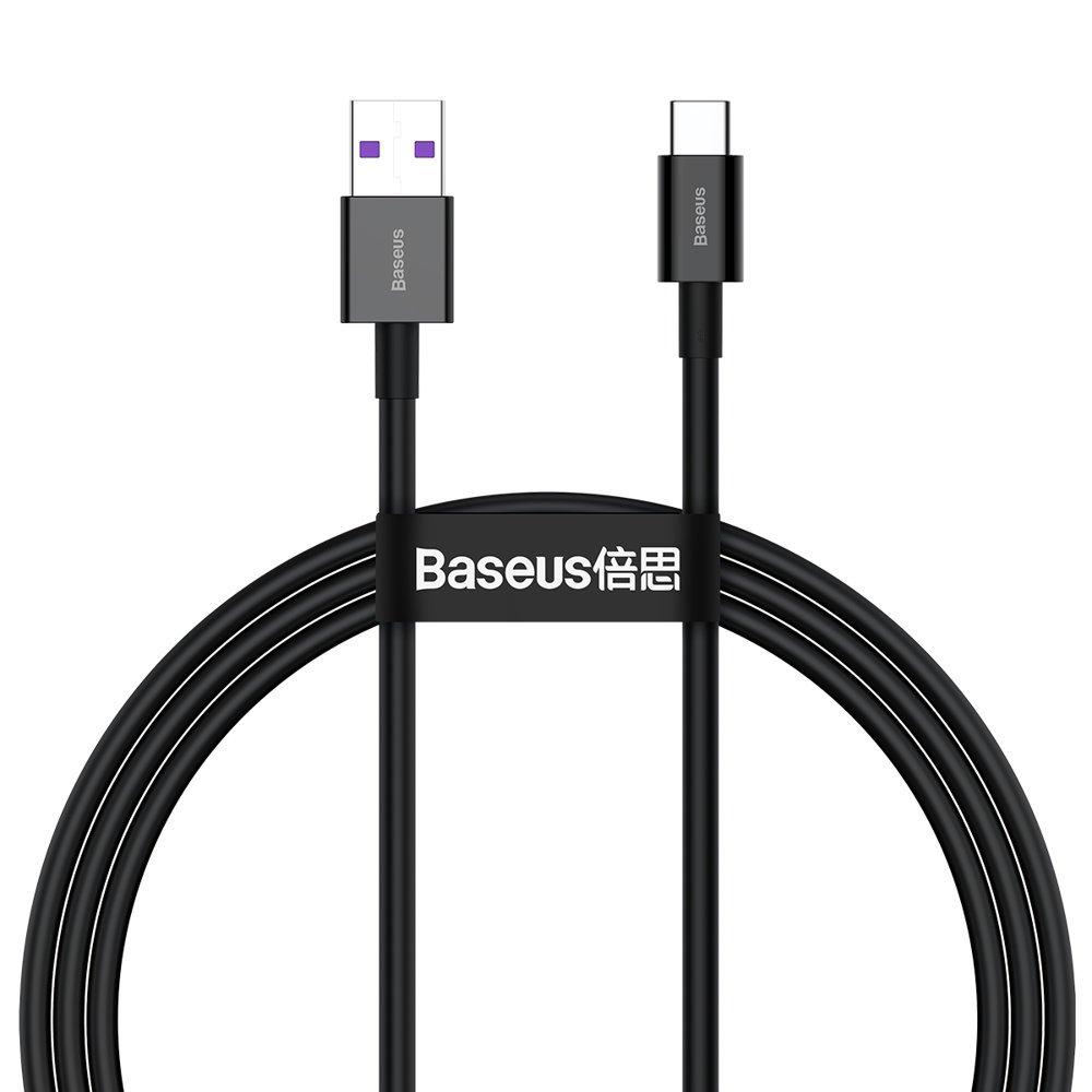 Baseus Huawei Fast Charging USB-C till USB-A kabel 1m - Svart | 3541 | AlltMobil