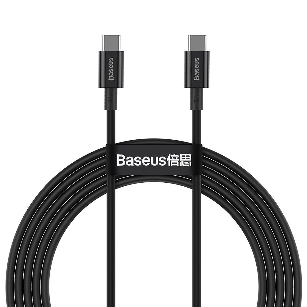 Baseus Superior USB-C till USB-C kabel 100W 5A 20V 2m - Svart | 3541 | AlltMobil