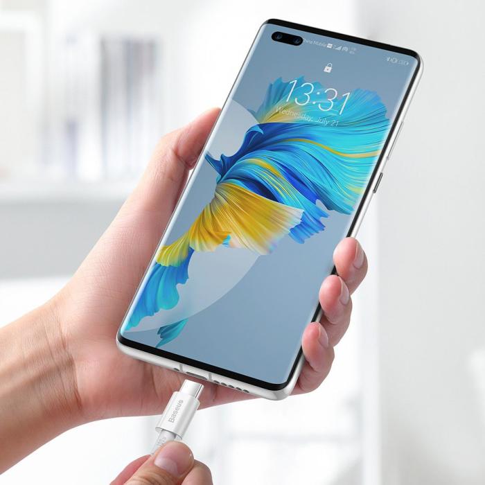 UTGATT5 - Baseus Superior Kabel USB-C 100W 5A 20V 1m - Vit