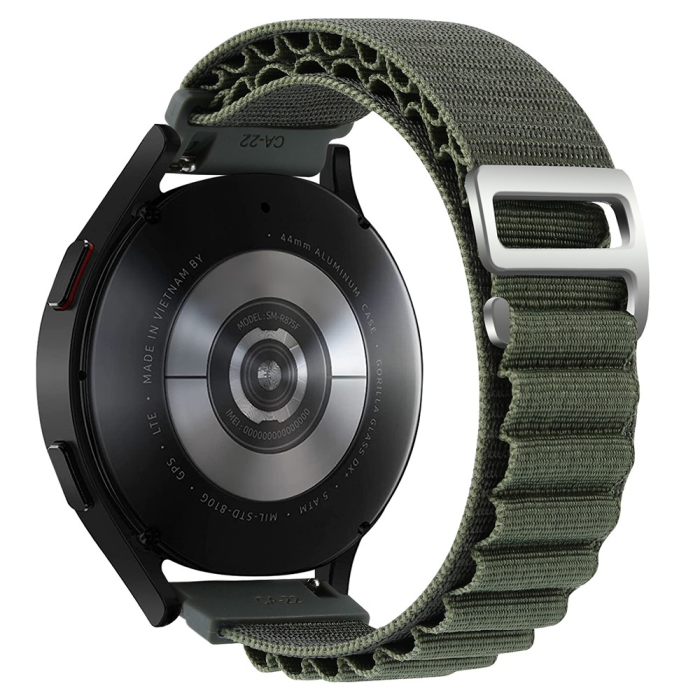 KALEBOL - Kalebol Galaxy Watch 6/6 Classic Armband Nylon - Grön